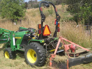 Rough area mower
