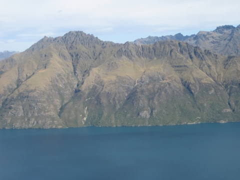 View to the west over Lake Wakatipu